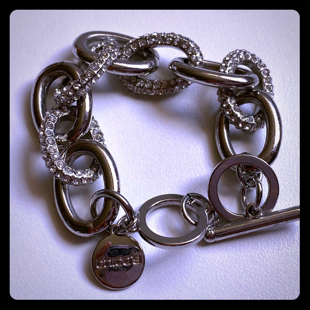 Silver Rhinestone bracelet
